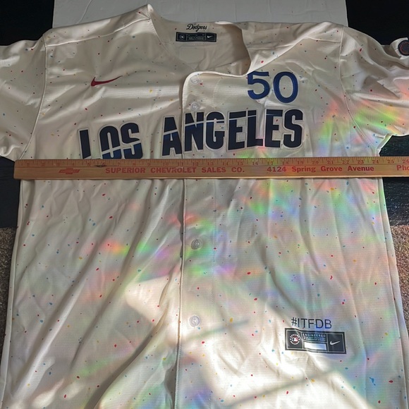 Los Angeles Dodgers Mookie Betts Baseball Jersey City Connect Men’s Size XL - Picture 7 of 8